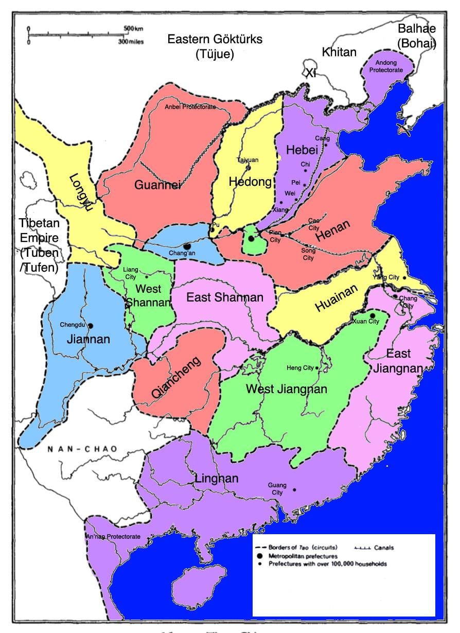 Chiny historia mapa