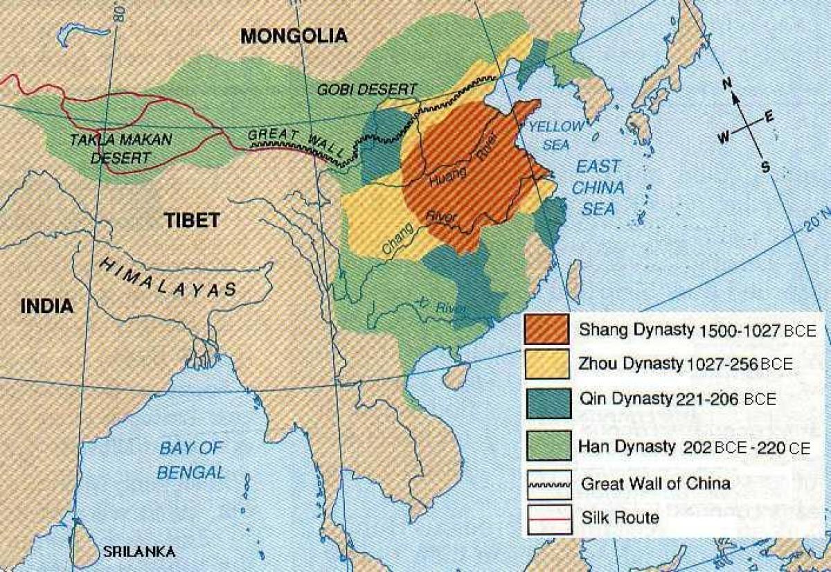 starożytne Chiny geografia