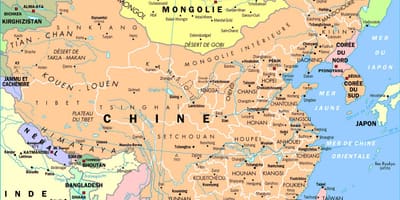 Chiny mapa HD