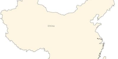 Chiny prosty mapie