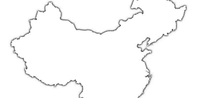 Mapa konturowa Chin