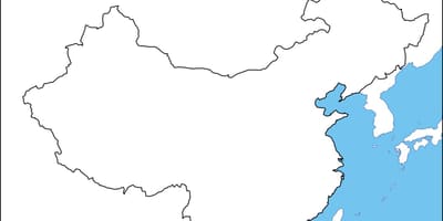 Chiny pustej mapie