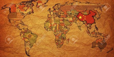 Chiny stara mapa